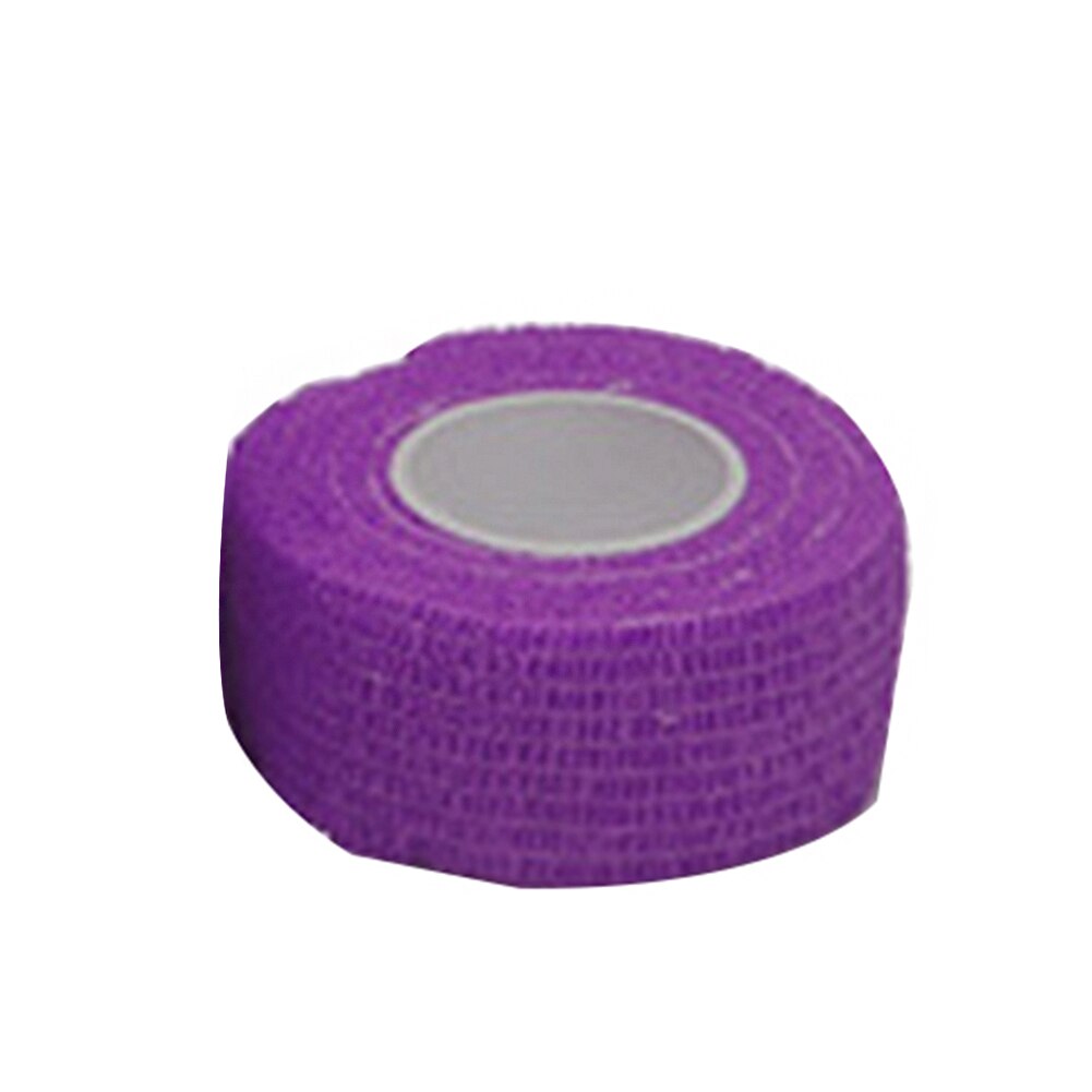 3Pcs Bandage Care Knie Atletische Gewichtheffen Letsel Vinger Stam Pijn Duim Sport Tape Spieren Elastische Zelf Hechting: Paars / S