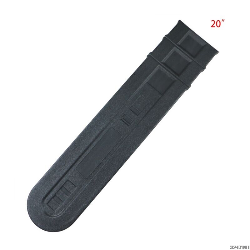 12/16/20/24in Chainsaw Bar Protective Cover Scabbard Protector Universal Guide Y5JA: 9FF600586-BK-20