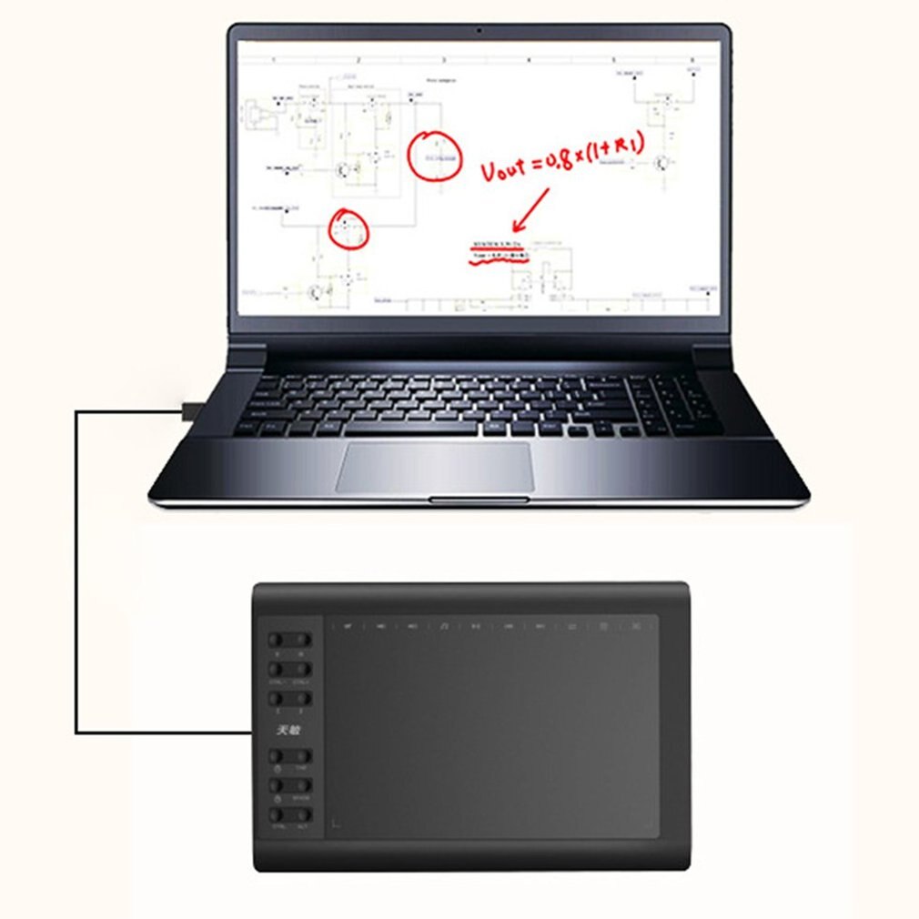 Original G10 Master Graphic Tablet 8192 Levels Digital Drawing Tablet No need charge Pen Tablet Support Android Phone