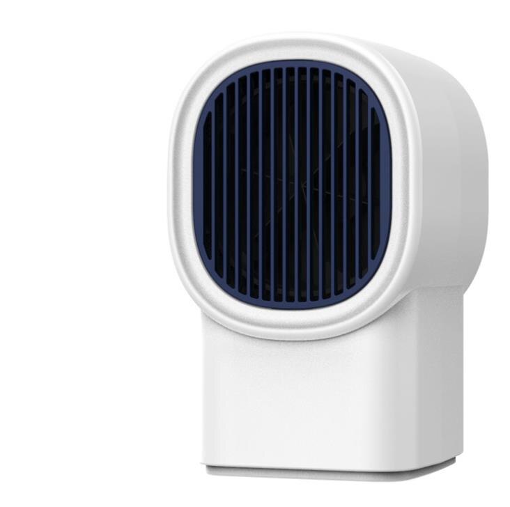220v elektrisk varmelegeme mini fanvarmer desktop husstandsvæg praktisk varmelegeme komfur radiator varmere maskine til vinter praktisk varmelegeme: Firkantet hvid