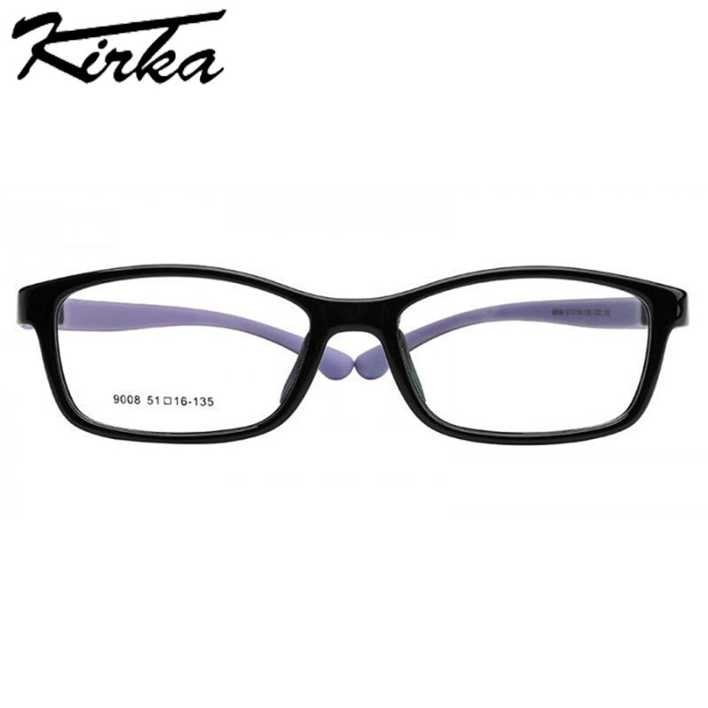 Kirka – lunettes à monture grise pour enfants, TR90, monture optique Flexible pour myopie, lunettes de sport pour garçons et filles: 9008 C3