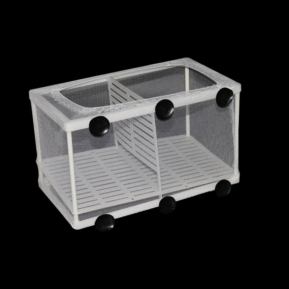 Aquarium Water Isolatie Netwerk Hangende Vis Fokken Fokken Isolatie Box Aquarium Aquarium Accessoire Twee Grootte Optioneel 1Pc