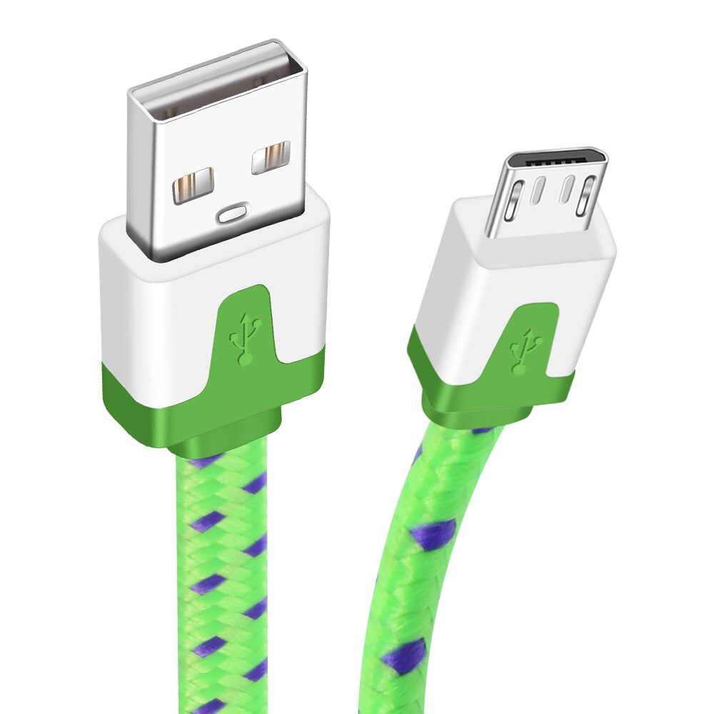 Olaf-cargador USB de carga rápida 5V2A para móvil, cargador de pared rápido para iPhone X, 8, 7, iPad, Samsung S9, Xiaomi mi 8, Huawei: Only Cable Green