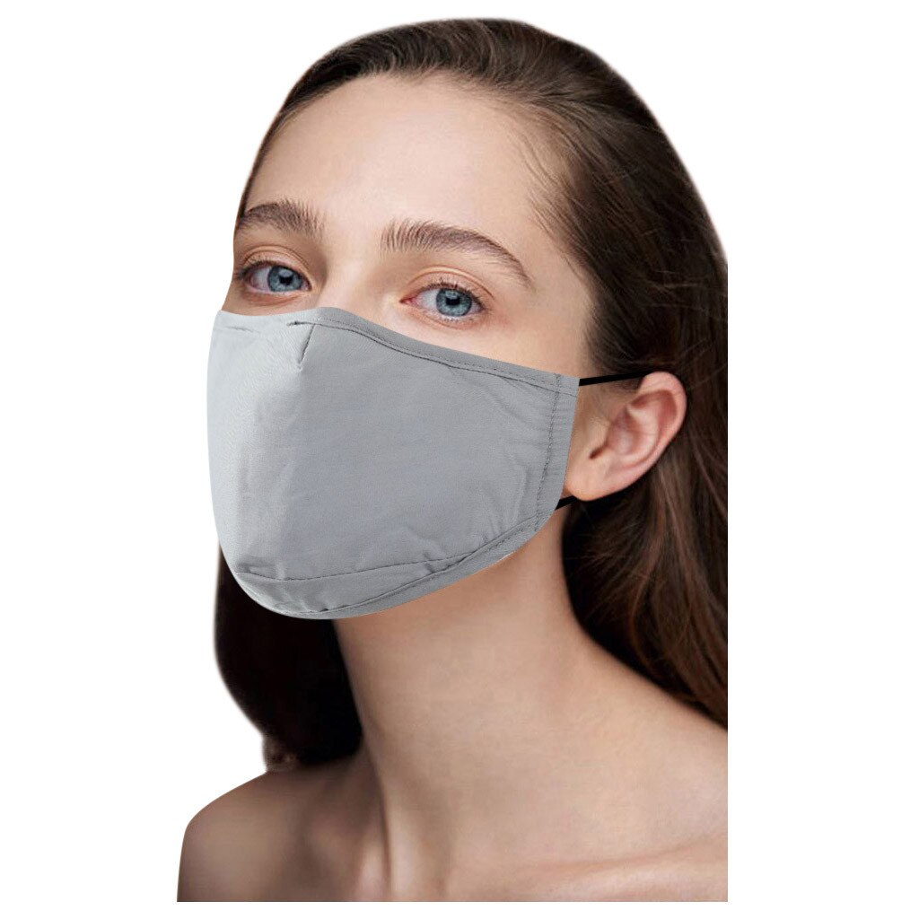 Mode Stofkap Effen Kleur Maskers Wasbaar Sneldrogend Katoen Maskers Voor Volwassenen Comfortabel En Zacht Maskers Суперобложка 1 stuks: C