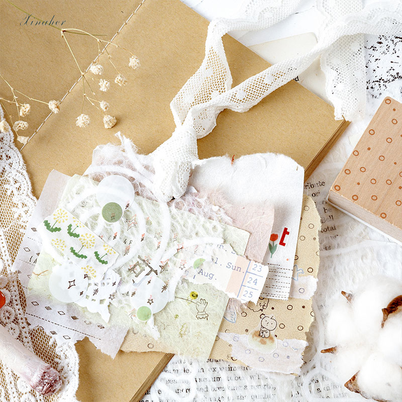 XINAHER, sello Vintage de decoración de cuaderno con Árbol de pájaros, sellos de goma madera para scrapbooking, papelería DIY, sello estándar artesanal