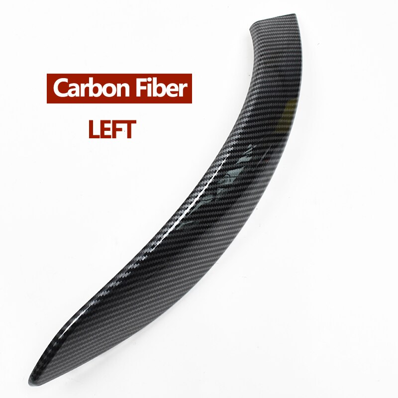 Interni Porta Tirare Maniglia Esterna di Copertura ordinare per BMW 3 Serie 4 F30 F80 F31 F32 F33 F34 F35 F36 2013-2018: fibra di carbonio sinistra