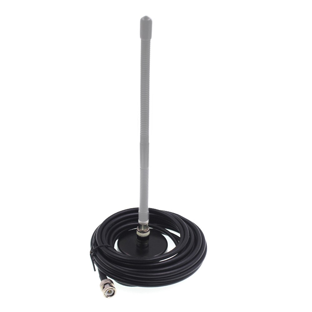 Magnet Antenna Mount 5M Feeder Cable with BNC Connector for Car Mobile transceiver Car Antenna