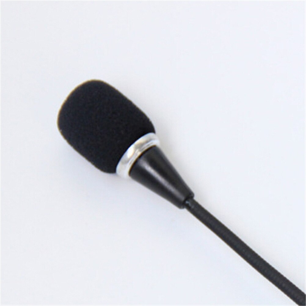 Mini 3.5mm Jack Flexible Microphone Speaker Mic For PC Computer Laptop Notebook Condenser Microphone