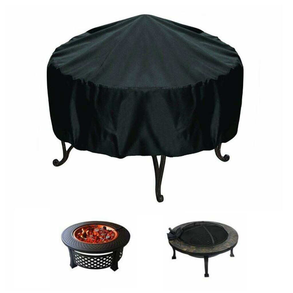 Fire Pit Cover, Heavy Duty Waterproof 30 Inch Round Fire Pit Cover