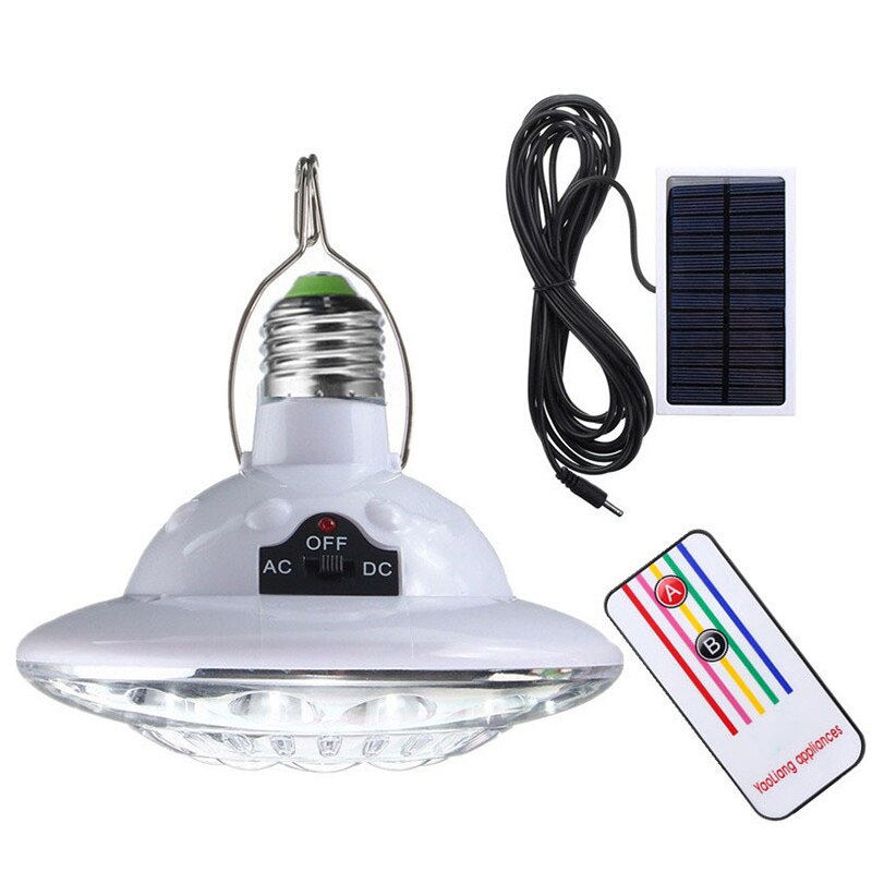 LED Solar Light Emergency Bulb Lighting High Brightness Dimmable for Outdoor Camping L9