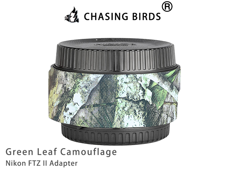 CHASING BIRDS Camouflage Waterproof Protective Coat for Nikon FTZ II Adapter rainproof cover: Light Grey