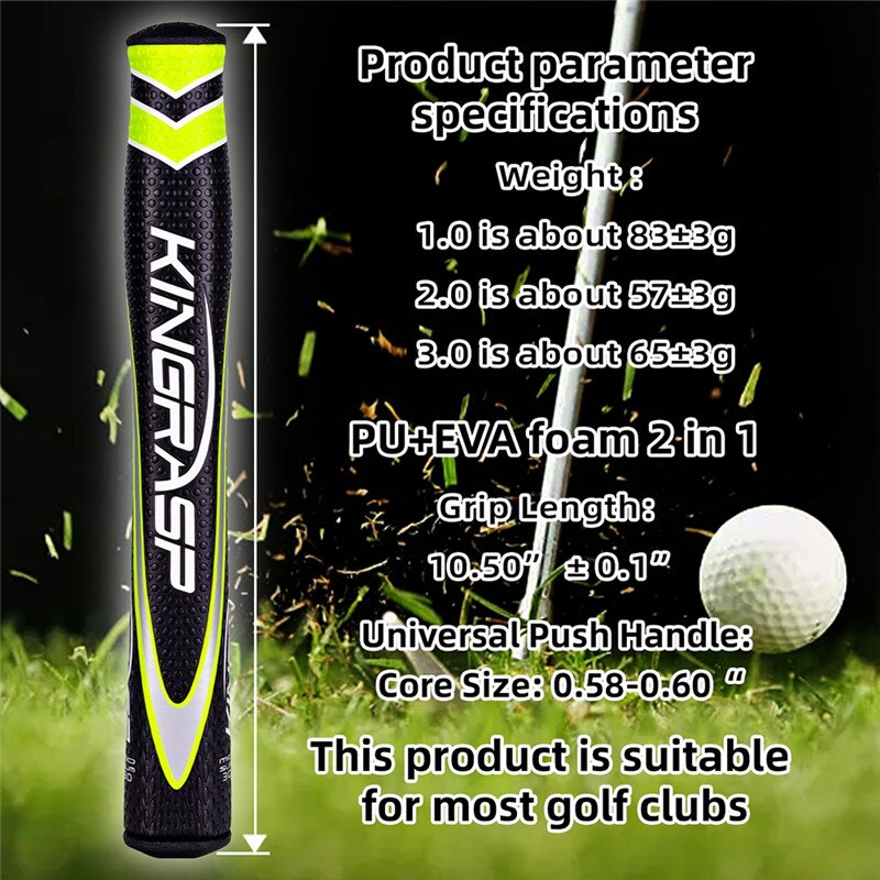 ! 9 Colors Golf Club Grip Shock-absorbing Golf Grips Rubber Golf Driver Grips Wear-resisting Golf Grips Putter