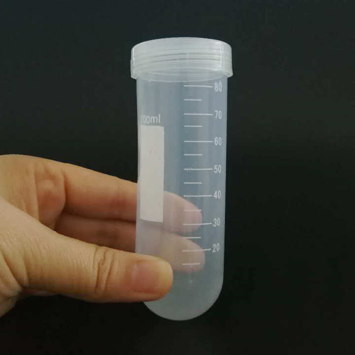 30 Stks/partij 100Ml Centrifugebuis Met Schaal Lijn, sample Buis Met Schroef Cover Cap Gebruik In Pcr Analyze