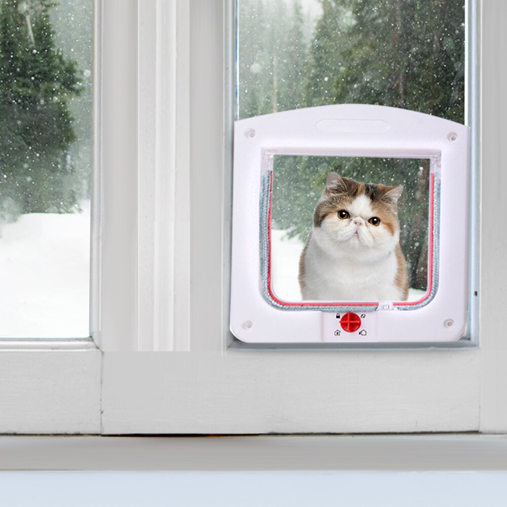 Huisdier en uitstappen Kat deur kat gat Glazen deur Puppy hond de deur huisdier Deur 24.4cm x 20.3cm x 3cm