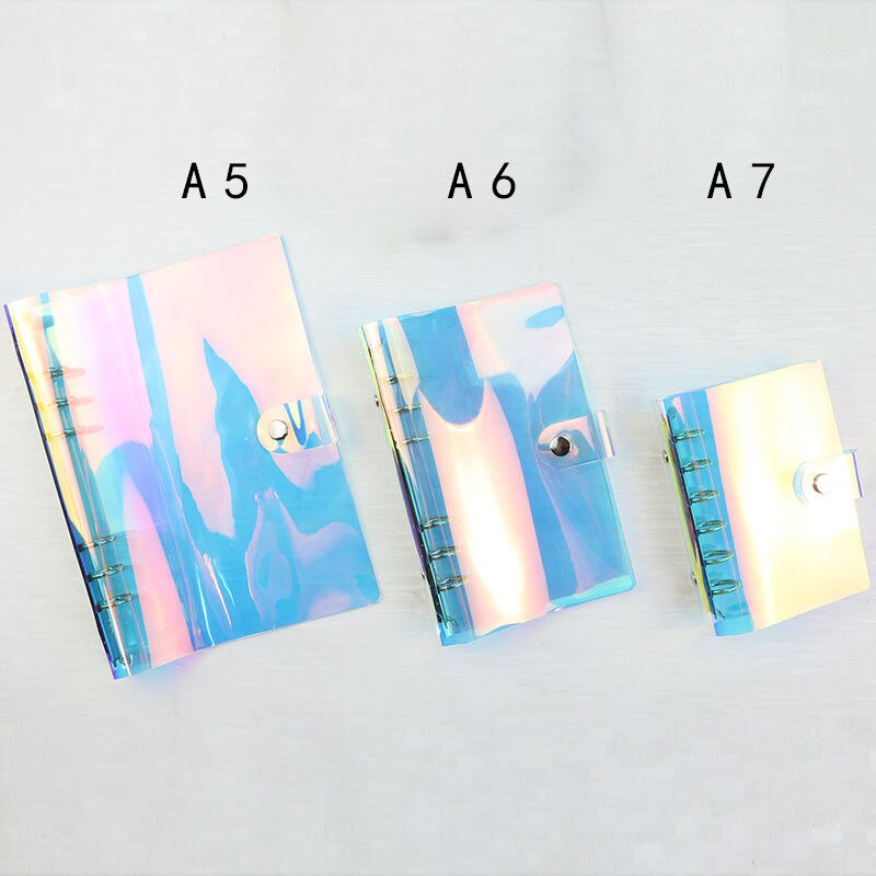 A5/A6/A7 Transparante Beschermende Notebook Cover Plastic Map Map Notebook Losbladige Ringband School Kantoor levert