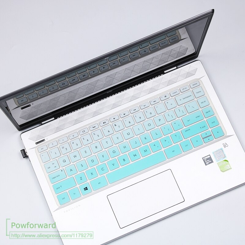 Dla HP Pavilion 14-CE 14-ck 14-cd 14-BS 14-DK 14-df 14-dk seria 14 cali laptop Notebook PC silikonowa klawiatura pokrywa skóra: fademint