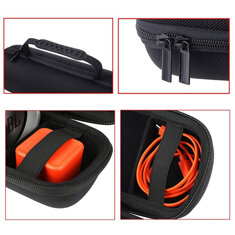 Eva Waterdichte Harde Reizen Draagtas Opbergtas Voor Jbl Lading 3 Bluetooth Draadloze Speaker Fit Usb Kabel En Lader