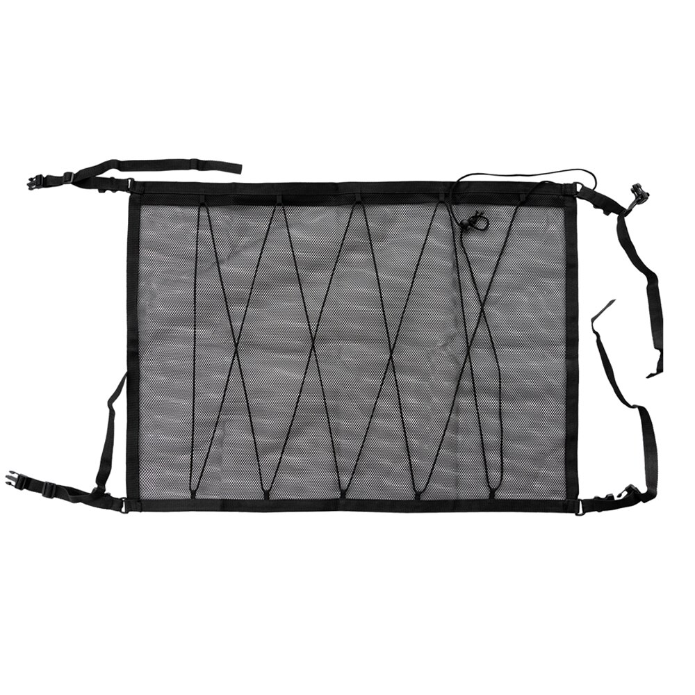 Auto Multifunction Retrofit Mesh Cargo Net Car Roof Storage Net Tail Box Net Accessories for Jeep Wrangler TJ JK 07-18: A