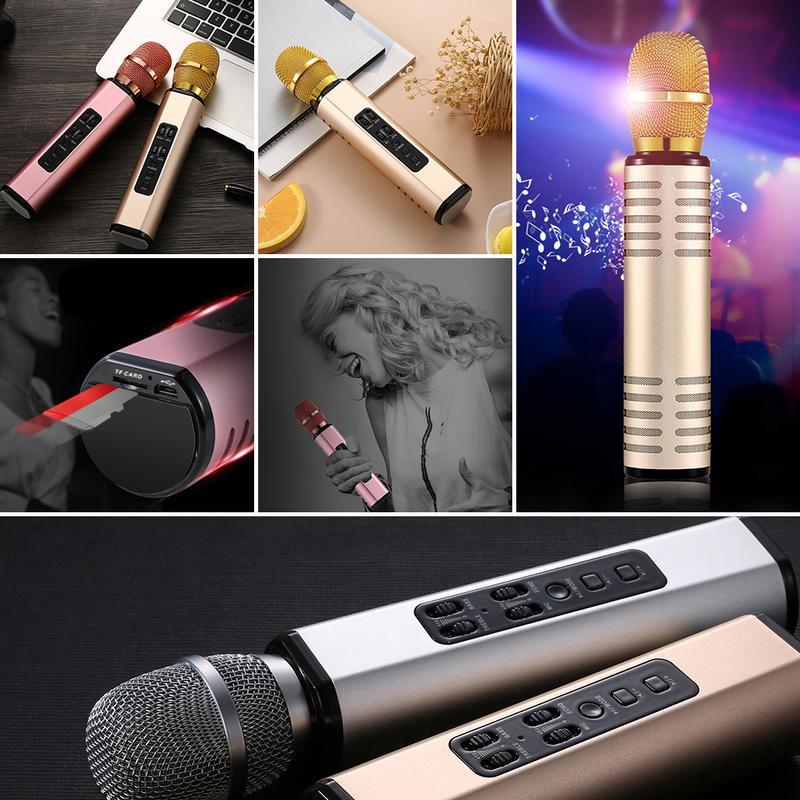 Multi functional Bluetooth Karaoke Microphone With Grandado