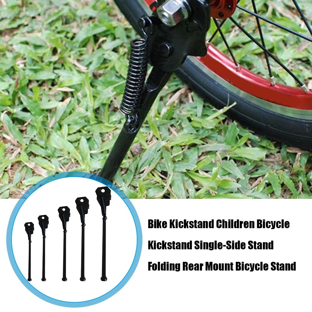 Bike Kickstand Children Bicycle Kickstand Single-Side Stand Folding Rear Mount Bicycle Stand for 12 14 16 18 20 inch Kids Bike