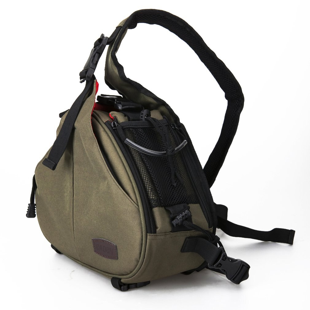 K1 Mode Digitale Camera Tas Diagonaal Schouder Camera Tas Slr Camera Tas Fotografie Camera Rugzak Legergroen Taille Packs: Default Title