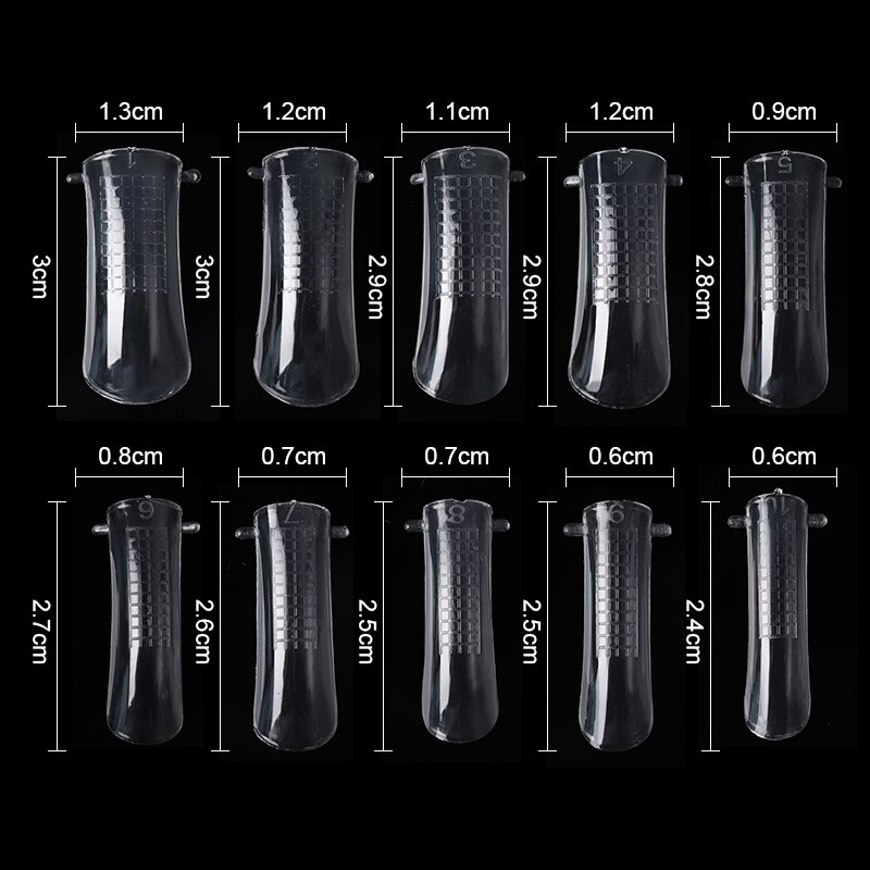 Cimenn 120 Stück Fake-Nagelspitzen Für Nageldesign – Display-Palette Zum Üben & Anzeigen
