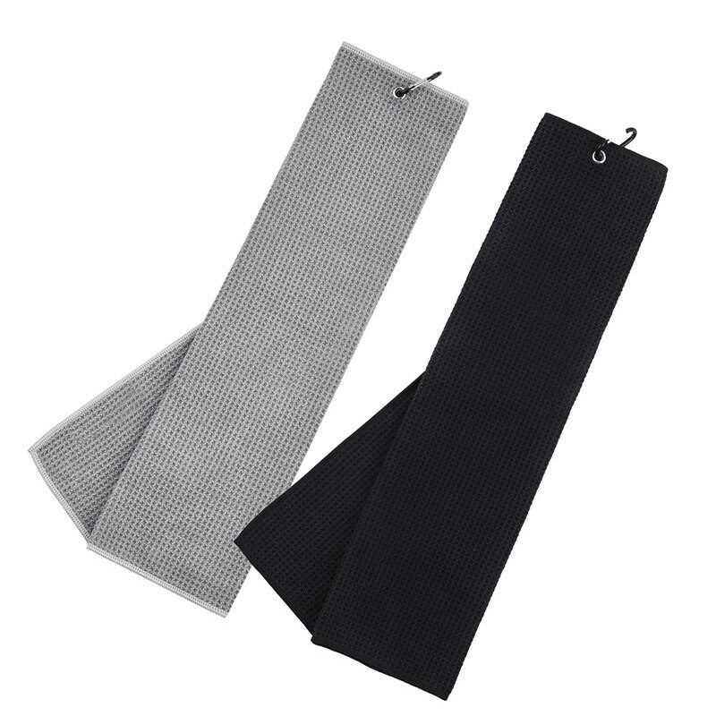 2 sztuk z mikrofibry wieża golfowa trzykrotnie złożony golf ręcznik sportowy ręcznik sportowy akcesoria robić golfa: Default Title