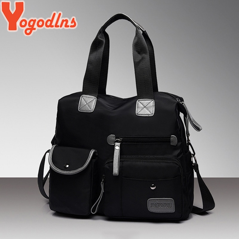 Yogodlns Nylon Vrouwen Messenger Bags Casual Grote Capaciteit Dames Handtas Vrouwelijke Crossbody Schoudertassen Waterdicht