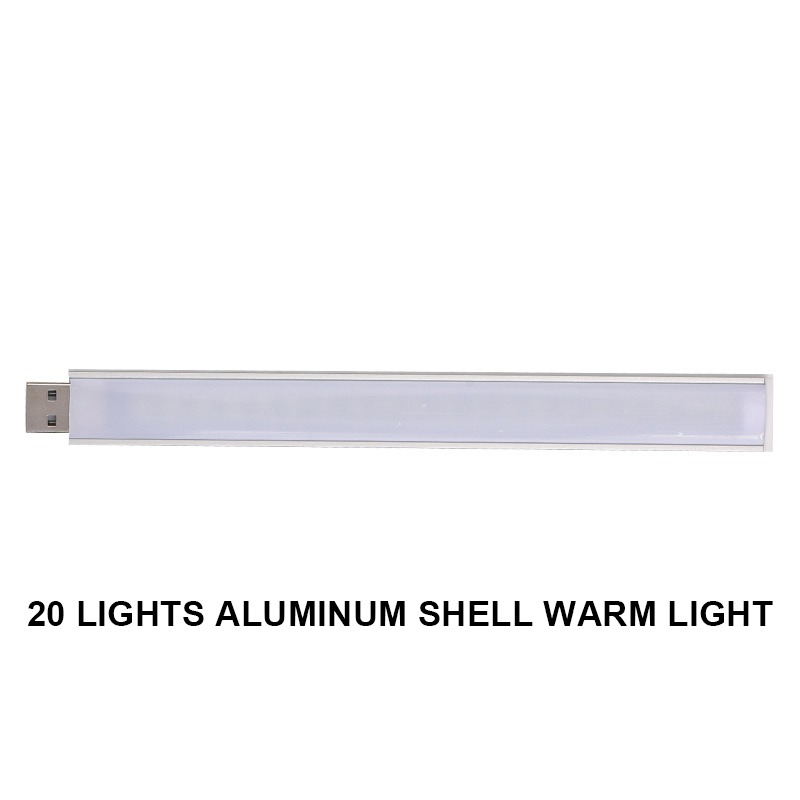 Usb Plug Lamp Computer Mobiele Power Opladen Usb Kleine Boek Lampen Led Oogbescherming Leeslamp Kleine Ronde Licht Nacht licht: 20 Led Warm