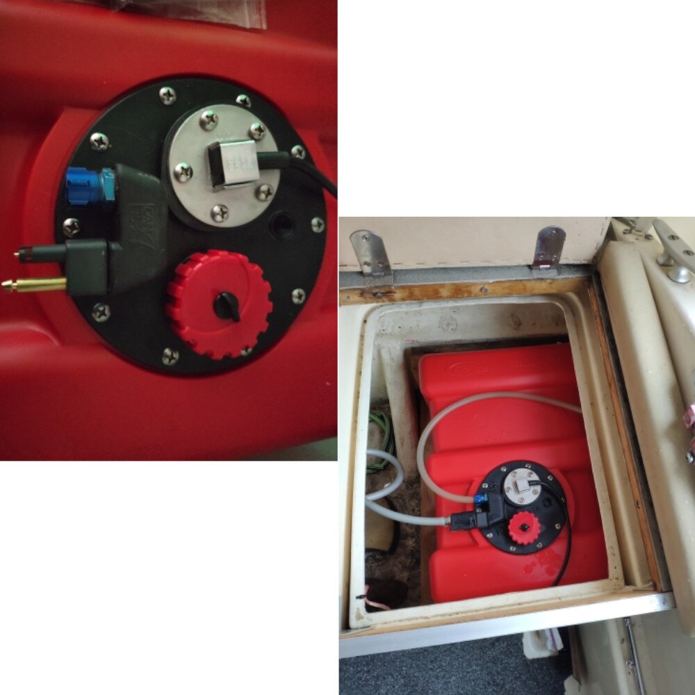 Sensor de nivel de combustible, unidad receptora de combustible, medidores de nivel de agua de 0-125-33ohm, 175/225/275/325/375/425mm,