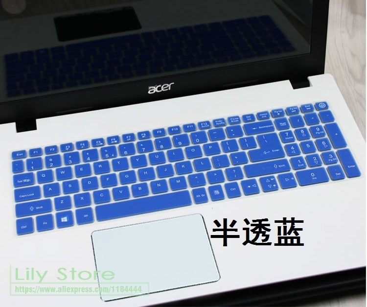 15 inch Keyboard Protector Silicone Cover for Acer Aspire E 15 15.6" E5-576G E5-576 E5 576G E5-575g 575G