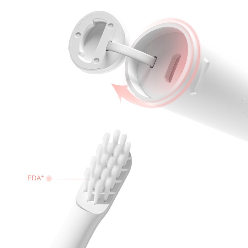 Xiaomi Mijia T100 Sonic Electric Toothbrush High Frequency Vibration Waterproof Two Gear Mode USB Rechargeable Toothbrush
