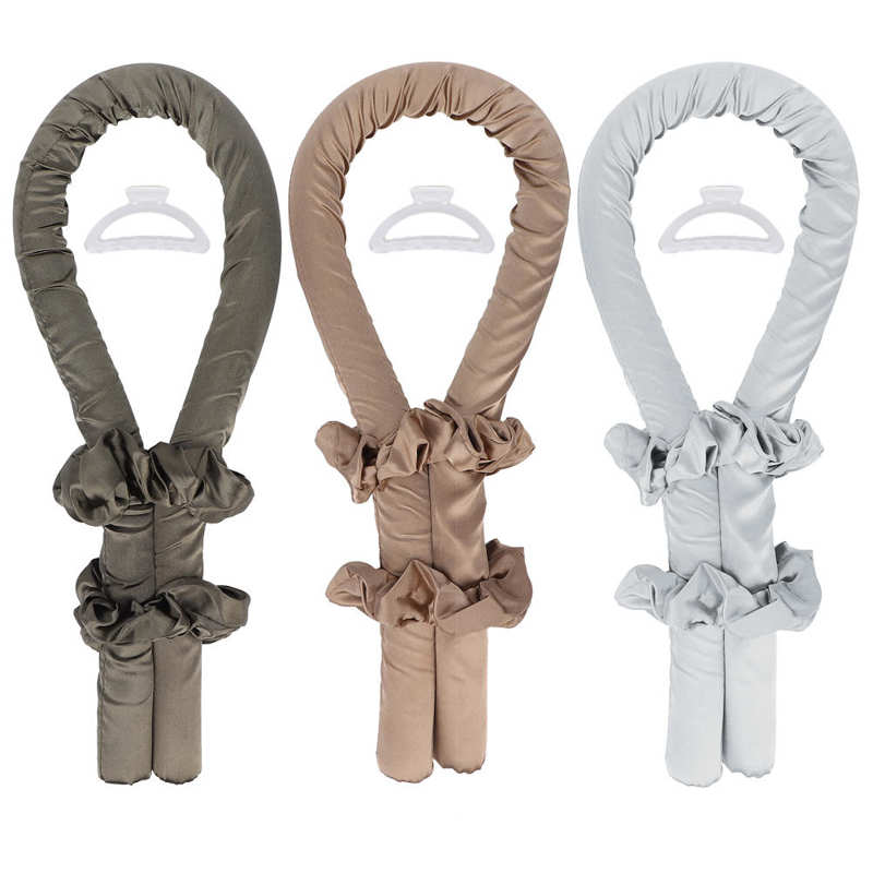 Heatless Curling Rod Headband No Heat Curls Ribbon Hair Rollers Sleeping Soft Headband Hair Curlers DIY Hair Styling Tool