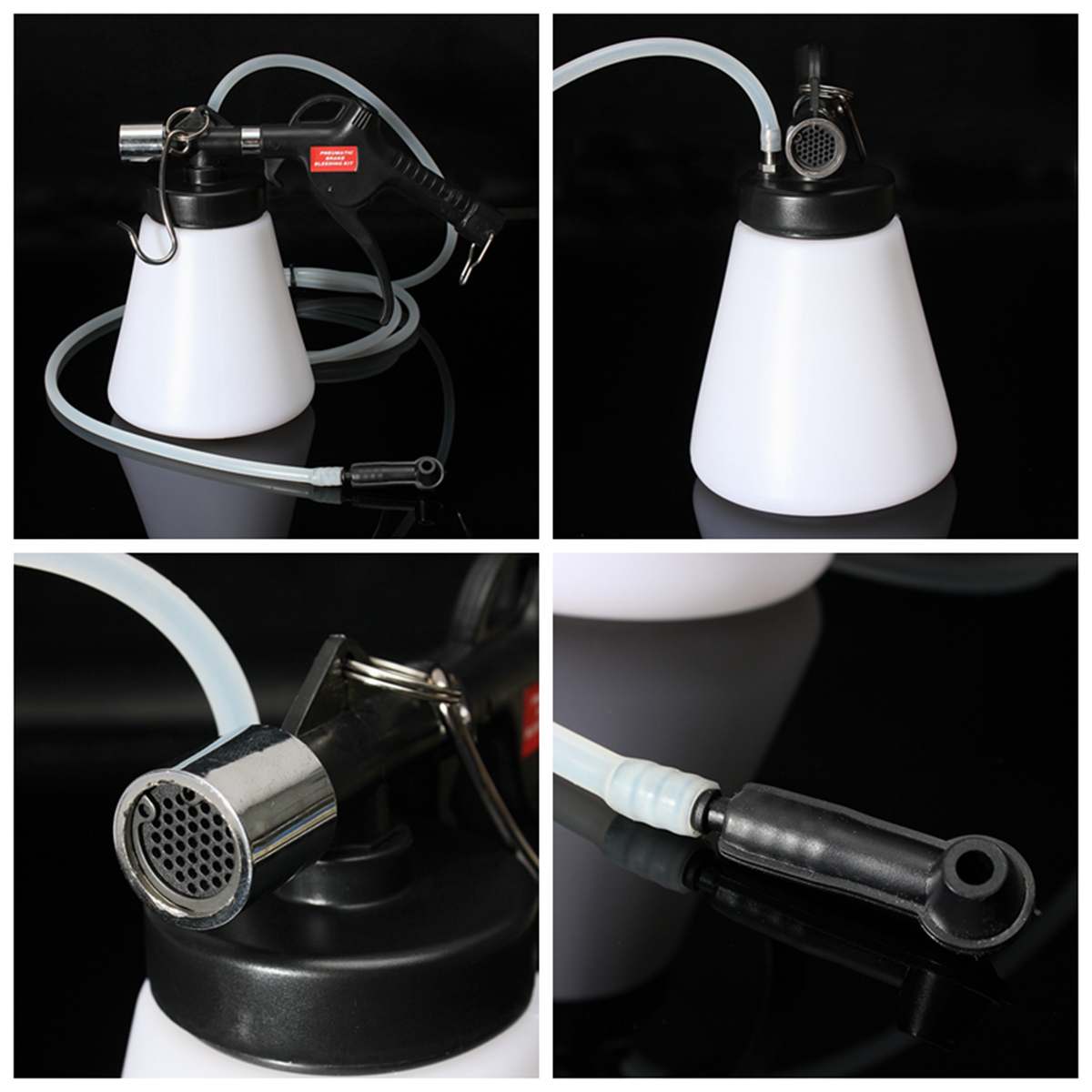 Auto Car Brake Fluid Replacement Tool 0.75L Large Capacity Brake Fluid Drained Bleeder Oil Change Container Kit for Cars Trucks