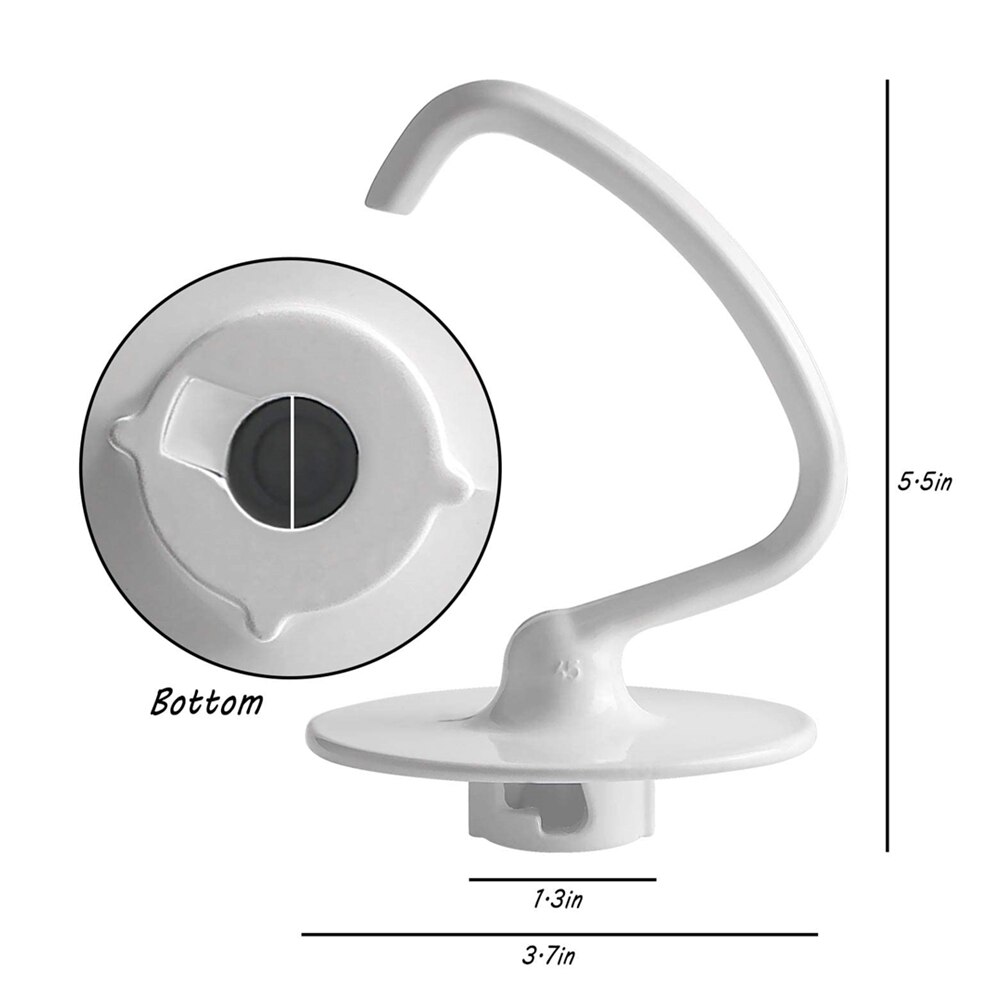 Alluminio per supporto da cucina gancio per impastatrice rivestito K45 K45SS KSM150 KSM75 KSM90 KSM95 KSM100 KSM103 KSM110