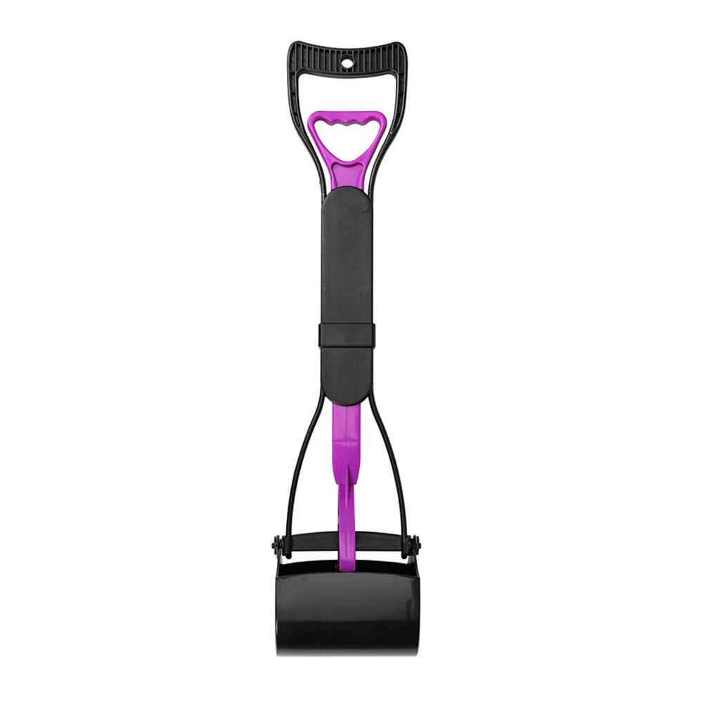 Pet Dog Long Handle Pet Pooper Scooper Dog Cat Waste Picker Jaw Poop Scoop Pick Up Clean Waste Cleaning Tools Pet Supplies: Purple