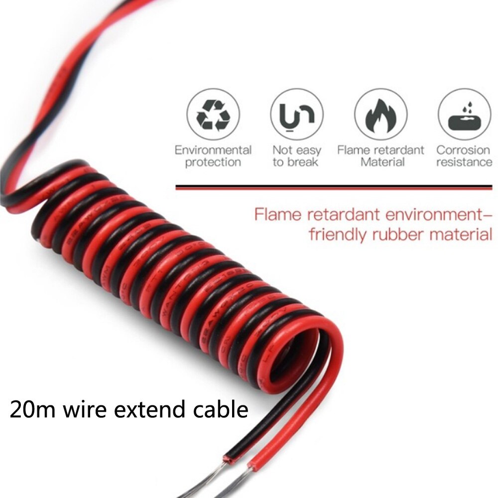 Smart Home Step PIR sensor stair Staircase steps stairs stairway control system Atmosphere Night Lamp COB Dimming Light: 20m extend cable