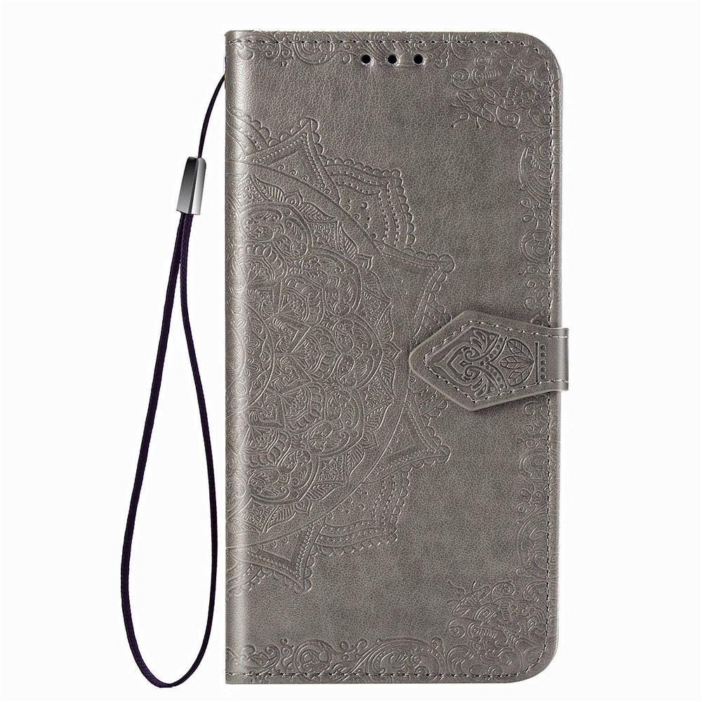 3D Mandala Portemonnee Boek Case Voor Nokia C01 Plus C 01 Core Flip Cover Leather 360 Bescherm Bumper Armor nokia C01 Core Fundas: For Nokia C01 Core / GRAY