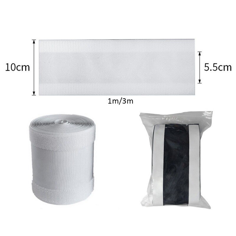 1/3M Soft Adjustable Hook And Loop Office Desk Wire Cable Cover For Floor/Carpet/Trunk/Desk Office Supplies