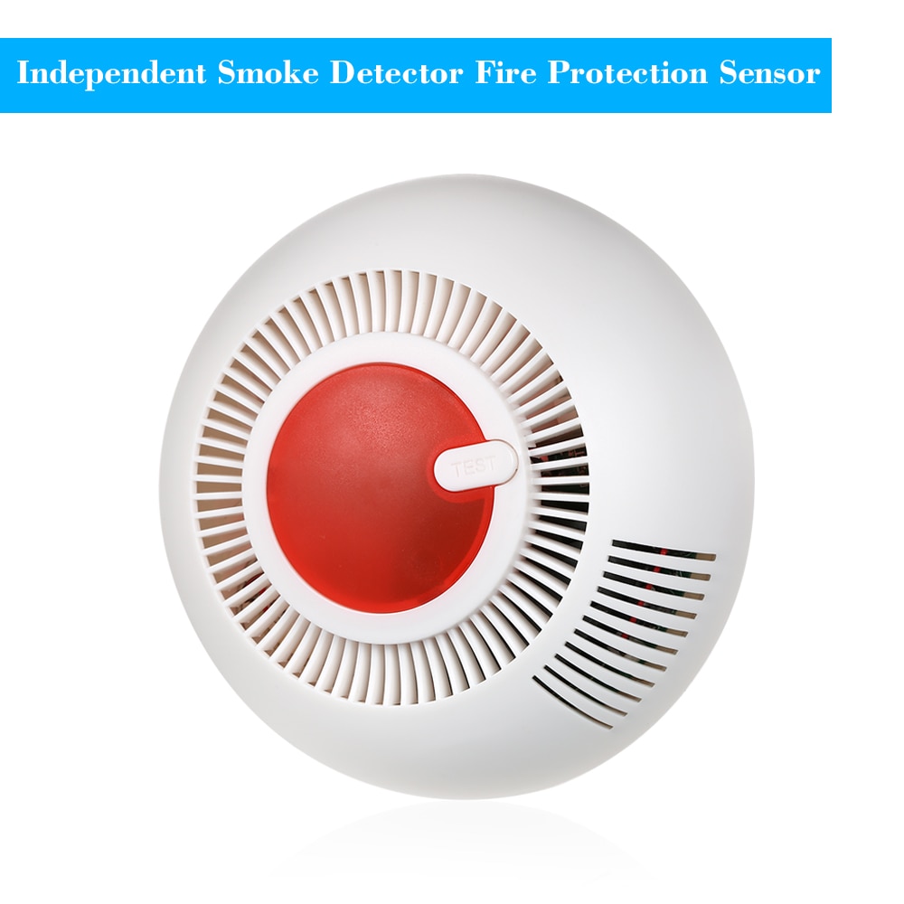 Photoelectric Smoke Alarm High Sensitive Wireless Alarm System Security Independent Smoke Detector Fire Protection Sensor