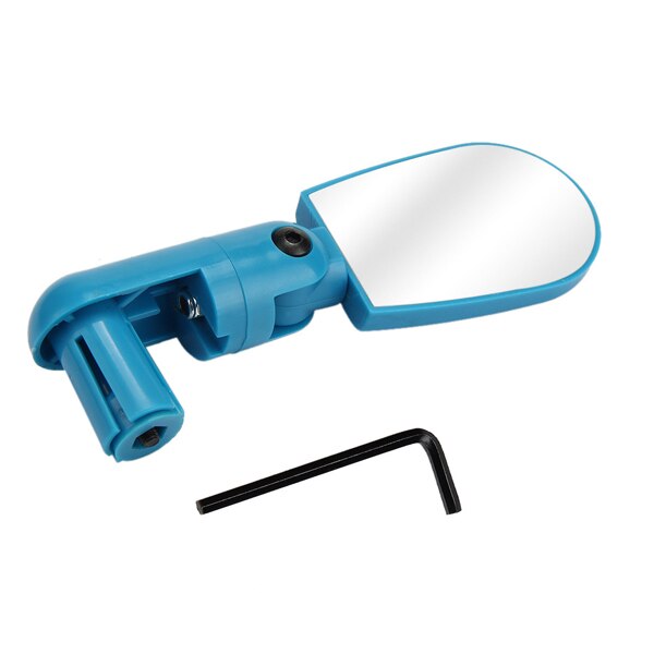 Fietsstuur Spiegel Universal 360 Roteren Racefiets Fietsstuur Rear Back View Achteruitkijkspiegel Fietsen Accessoires: Blue