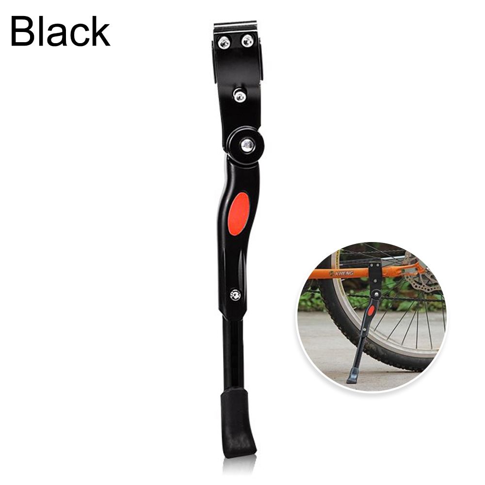 Béquille vélo Support de béquille de vélo ajustable à hauteur de jambe double et pied central pour 24 à 28 pouces-XIL - Sport