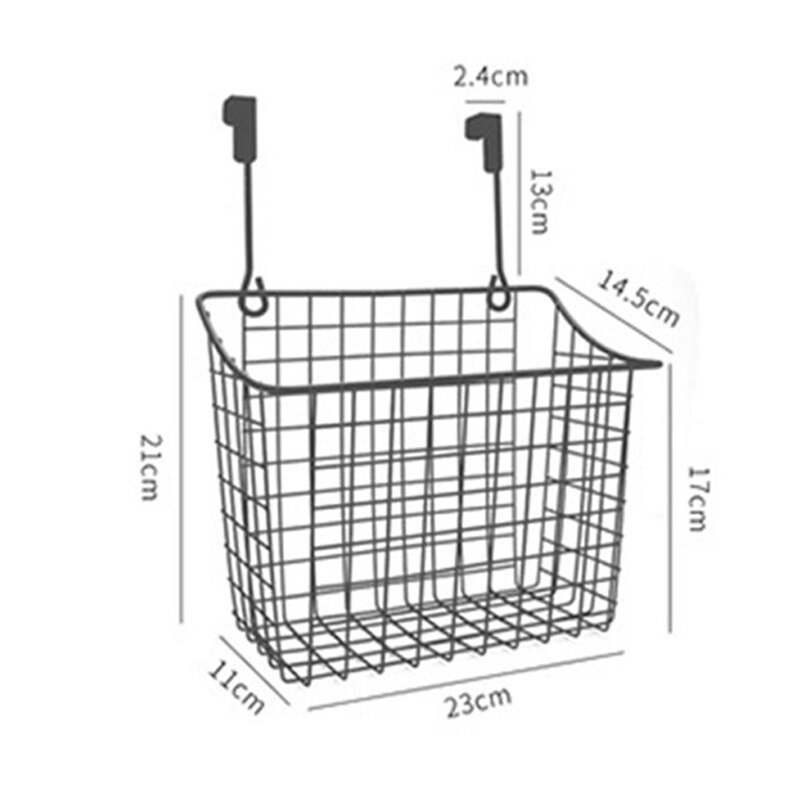 Hängen Küche Organisatoren Lagerung Körbe Metall Küche Ablauf Korb Hause Büro Lagerung Küche Bad Veranstalter Halter