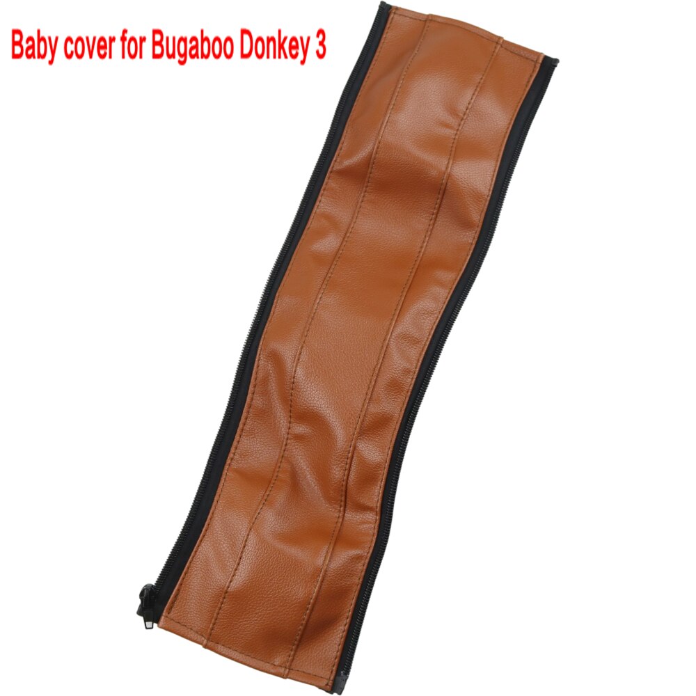 Kinderwagen Armleuningen Covers Voor Bugaboo Donkey 1 2 3 Wandelwagen Pu Lederen Beschermhoes Handvat Bumber Covers Kinderwagens Accessoires: donkey3 baby brown