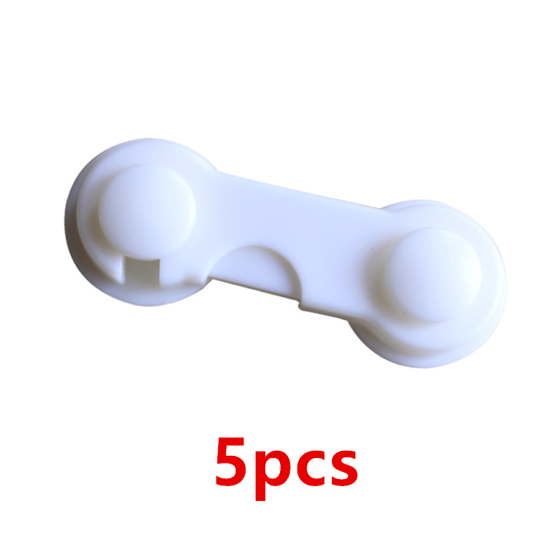 Fechadura de gaveta do bebê 5 peças, crianças proteção armário criança e: segurança do bebê mesa canto borda proteção: WHITE