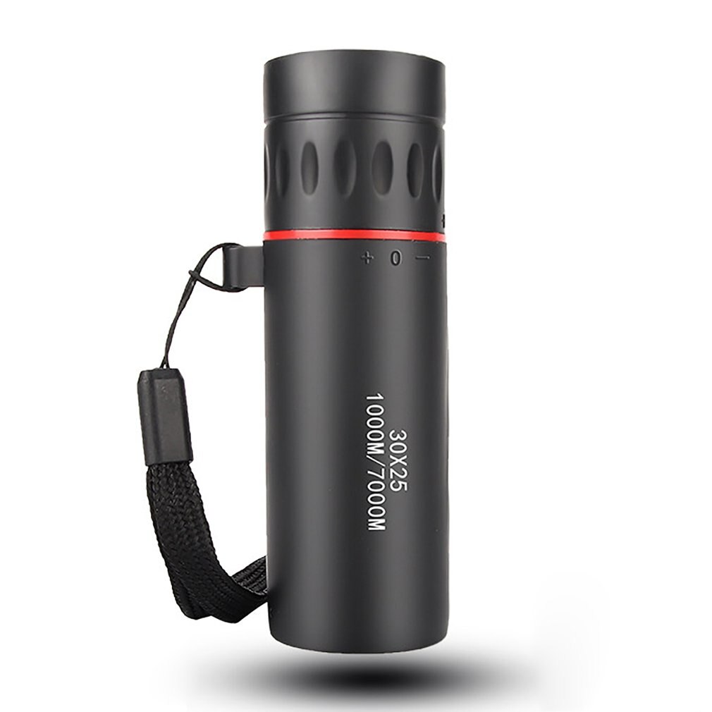 30x25 Monocular Telescope Dual Focus Optics Zoom Day & Night Waterproof High Power Outdoor Black Adult Telescope ACEHE
