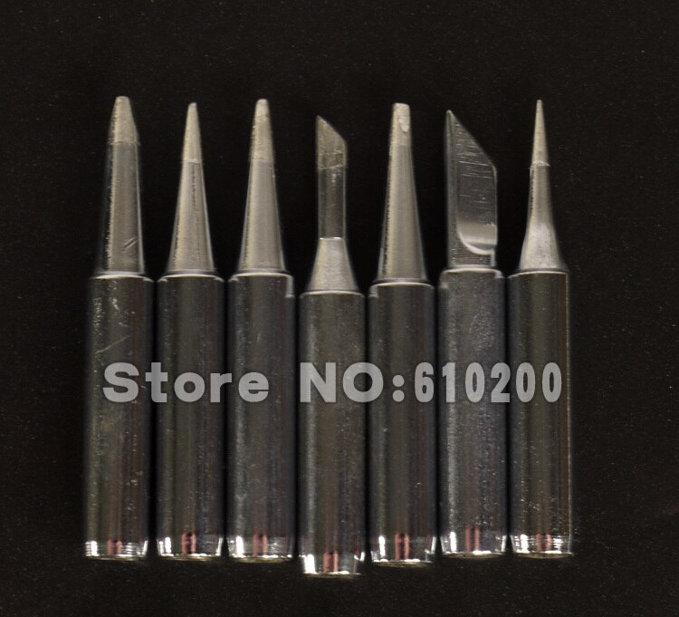 15/11/17/pcs Lead-free Solder Tip Set Soldering Station Iron Tip 900M-T Soldering Station Tool Kit For 936