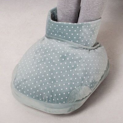 Coussin chauffant électrique chauffant électrique pour les pieds, 220V, chausson chauffant pour chaussures d'intérieur ou d'intérieur en peluche