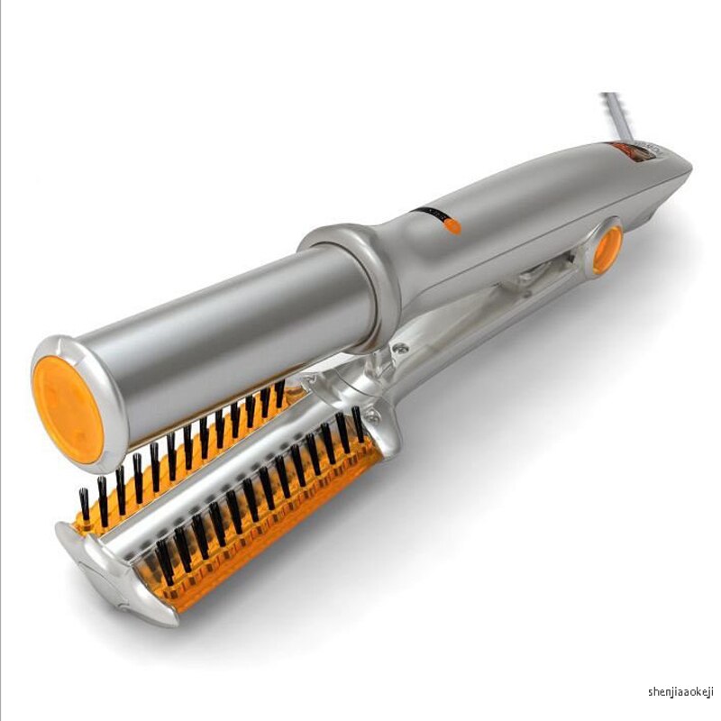 Straight hair curling artifact straight volume dual-use hairdressing tools electric curling iron home straightening splint 50W: AU