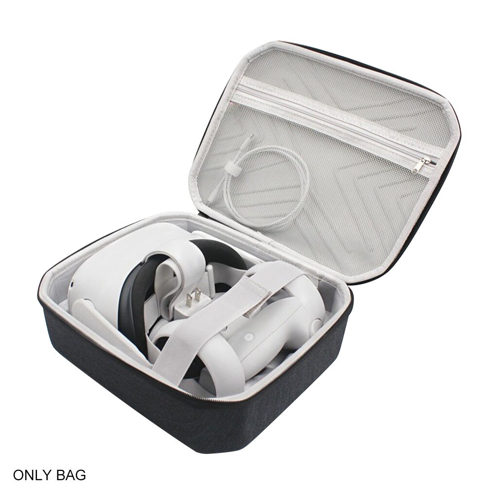 Disco vr gaming headset de armazenamento ao ar livre portátil caso transporte realidade virtual viagem à prova choque dustproof para oculus quest 2
